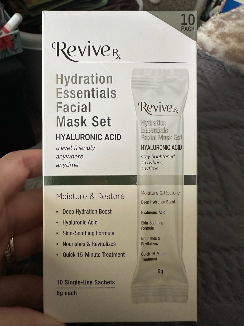 Revive Rx Hydration Essentials Facial Mask Set 10 Pack